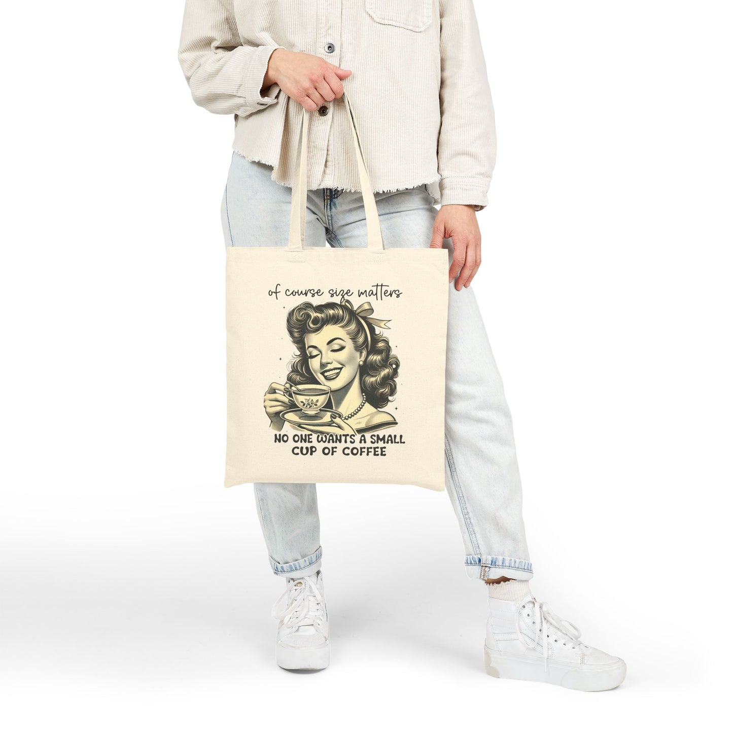 Coffee Lover Retro Tote