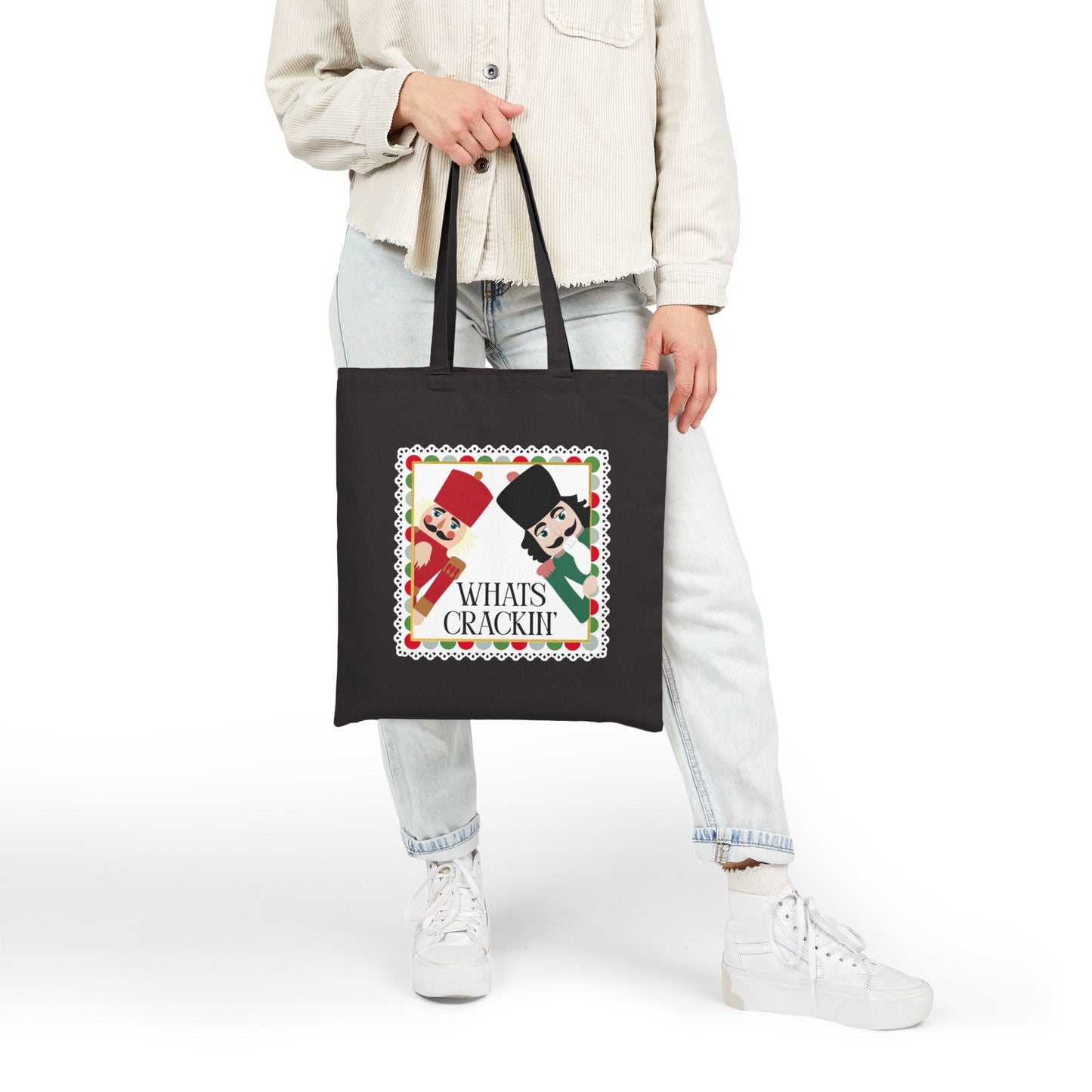 Whats Crackin' Nutcracker Holiday Tote