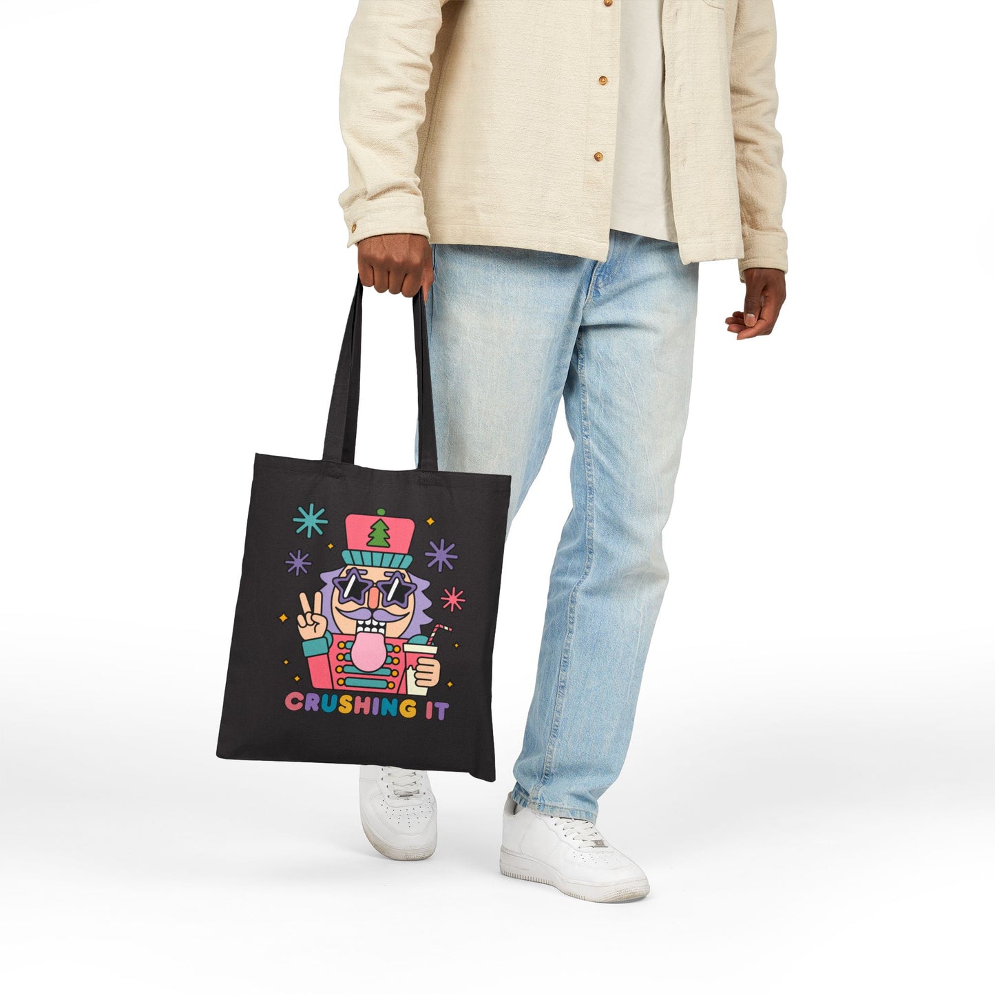 Crushing It Retro Nutcracker Tote