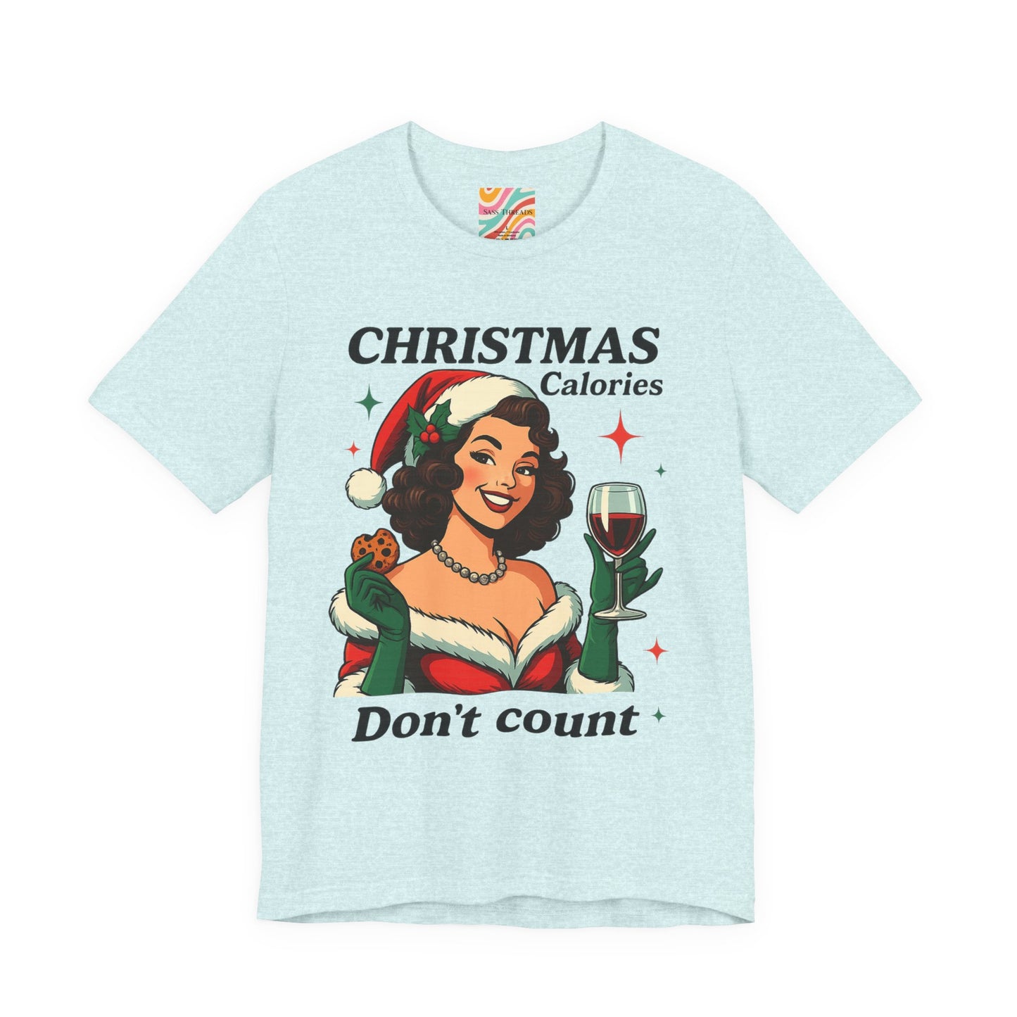 Christmas Calories Don’t Count T-Shirt — Retro Holiday Tee