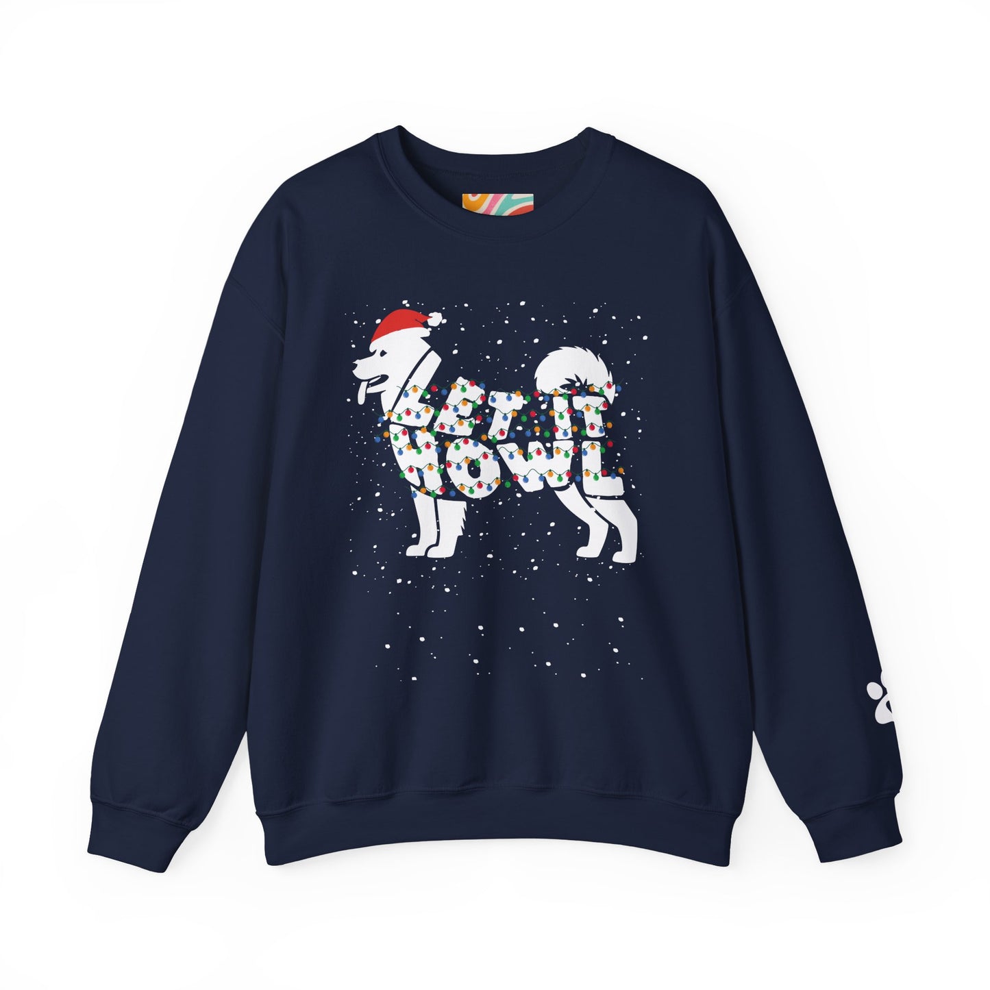 Let It Howl Christmas Dog Sweatshirt – [Shiba Inu]