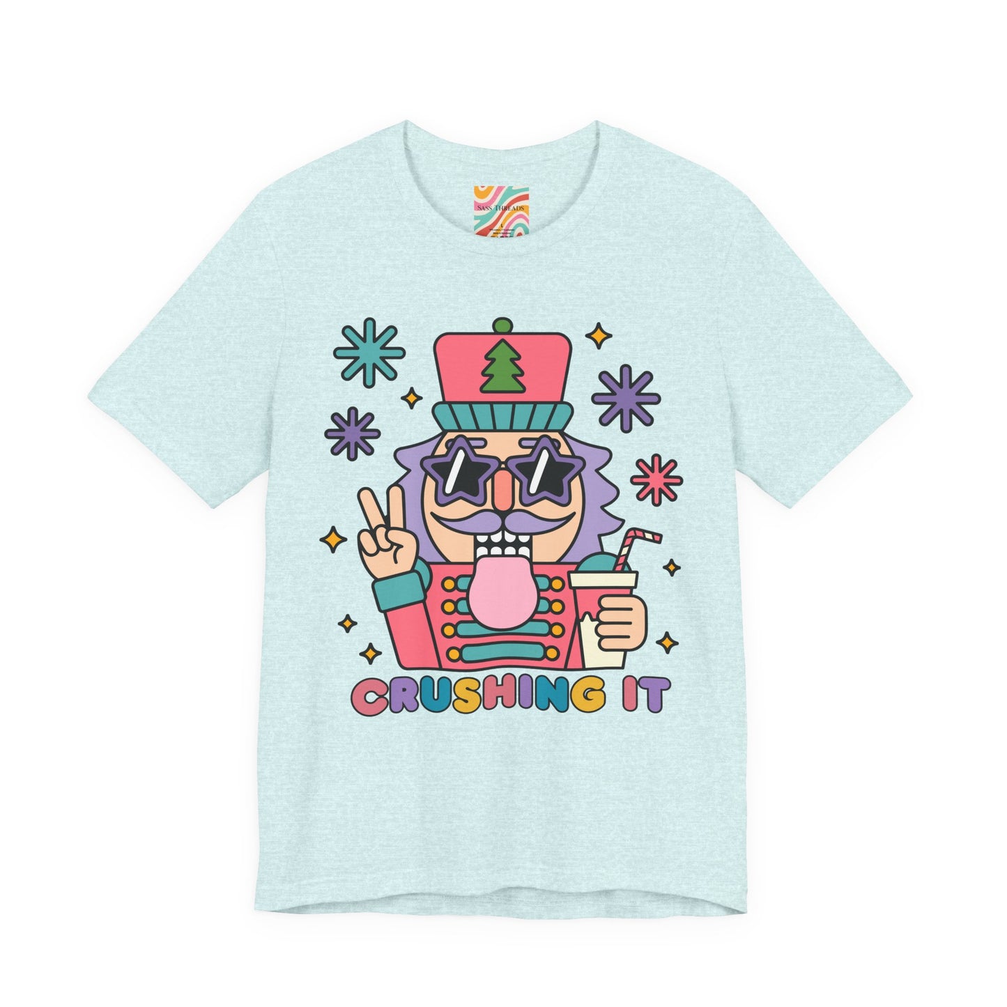 Crushing It Retro Nutcracker Tee