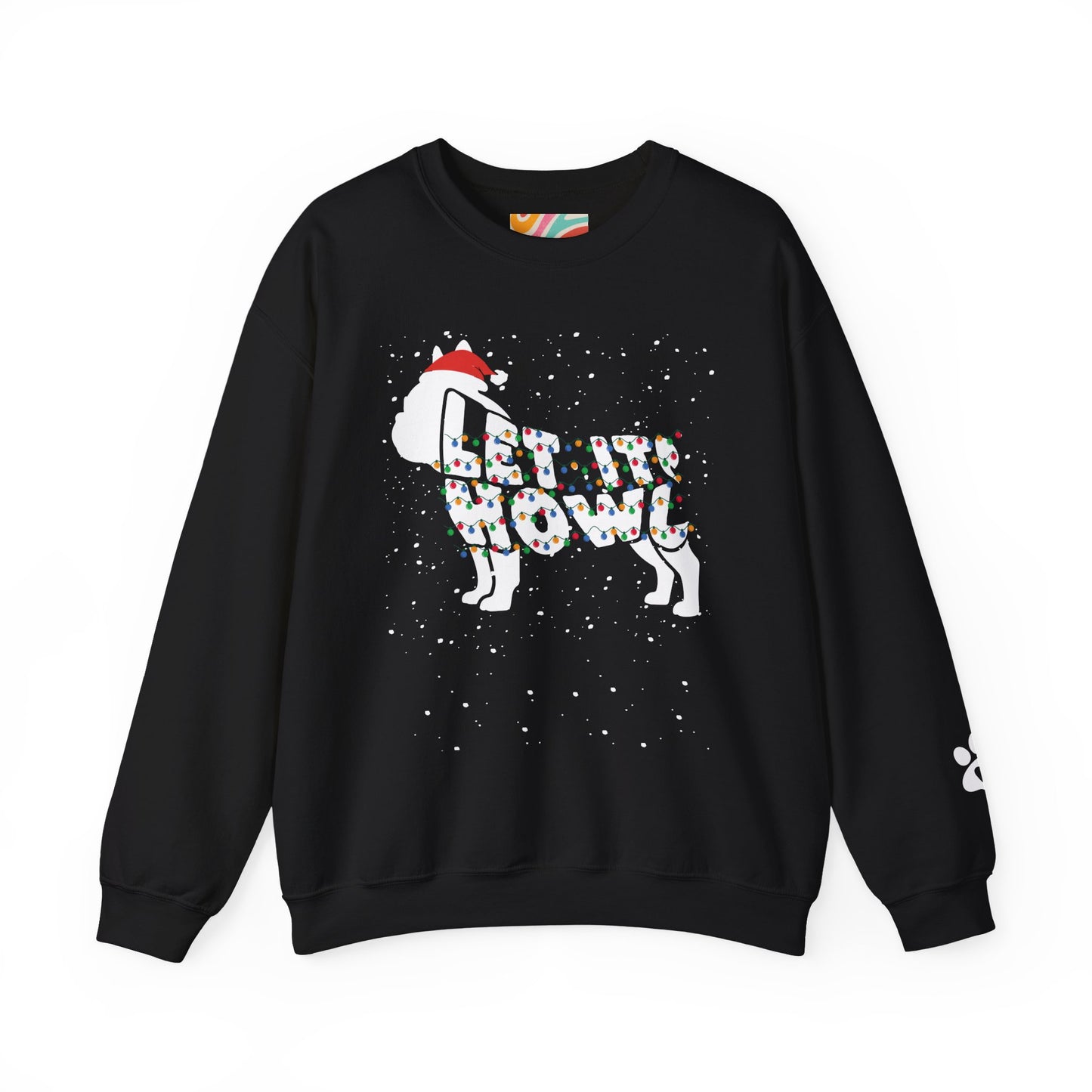 Let It Howl Christmas Dog Sweatshirt – [Bulldog]