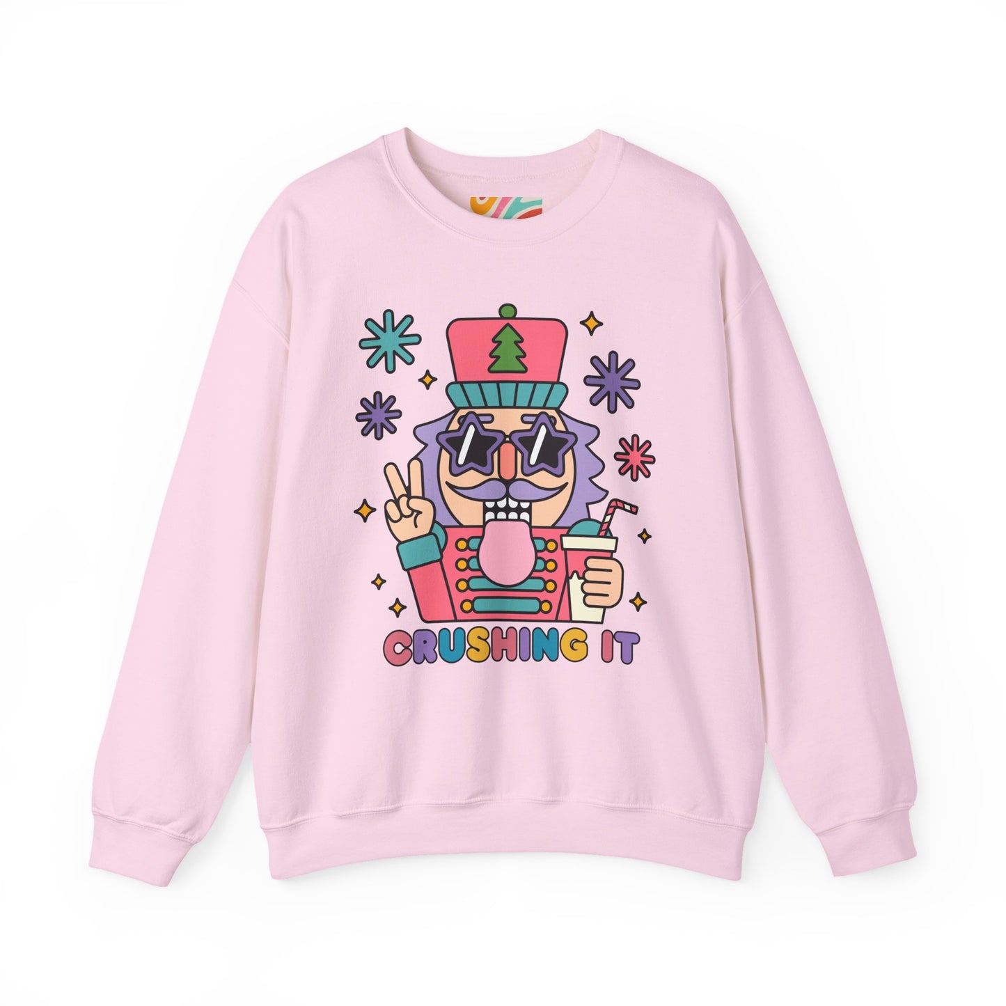 Crushing It Retro Nutcracker Sweatshirt