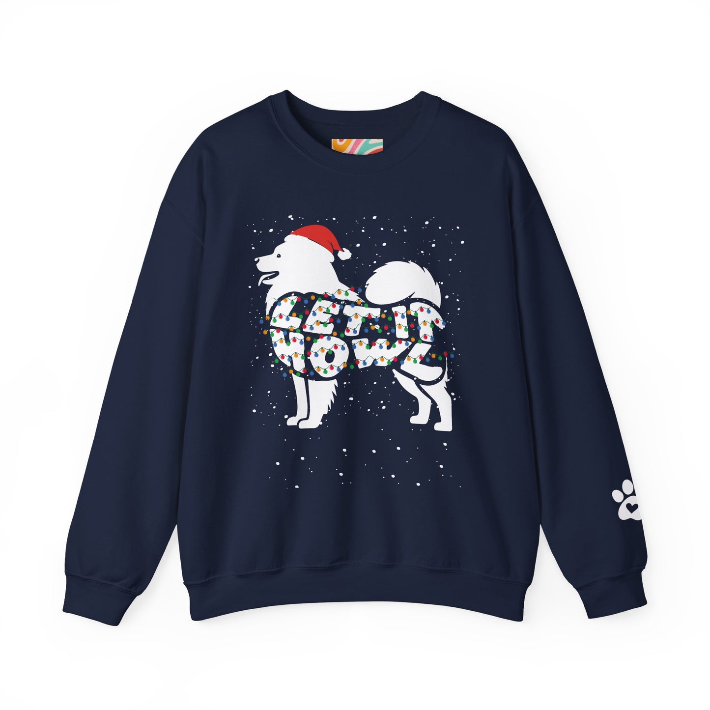 Let It Howl Christmas Dog Sweatshirt – [Samoyed]