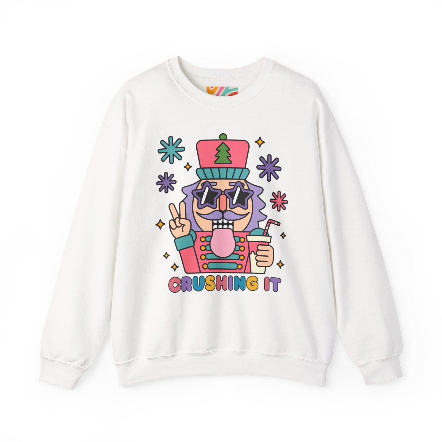 Crushing It Retro Nutcracker Sweatshirt