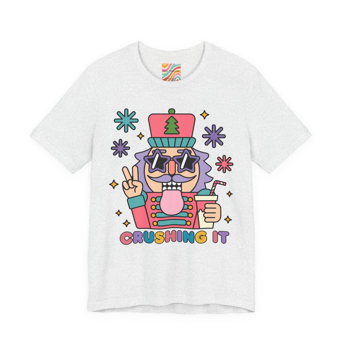 Crushing It Retro Nutcracker Tee