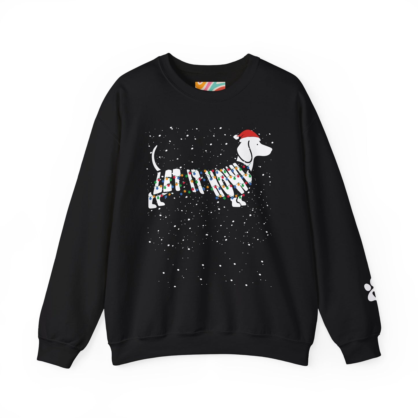 Let It Howl Christmas Dog Sweatshirt – [Dachshund]