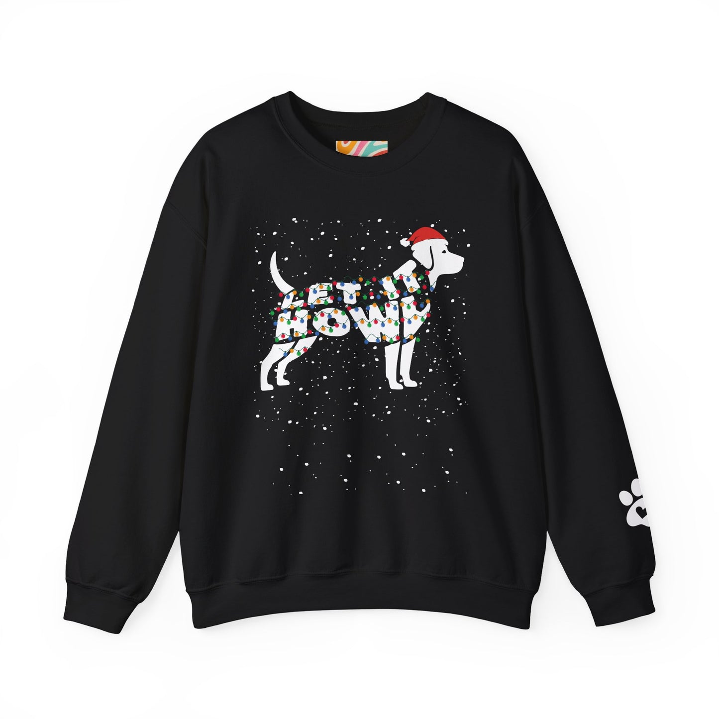 Let It Howl Christmas Dog Sweatshirt – [Labrador]