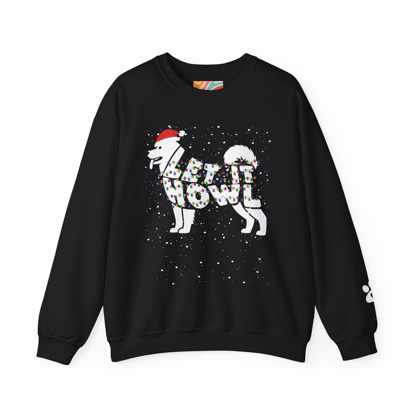 Let It Howl Christmas Dog Sweatshirt – [Shiba Inu]