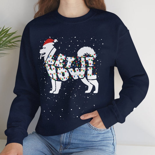 Let It Howl Christmas Dog Sweatshirt – [Shiba Inu]