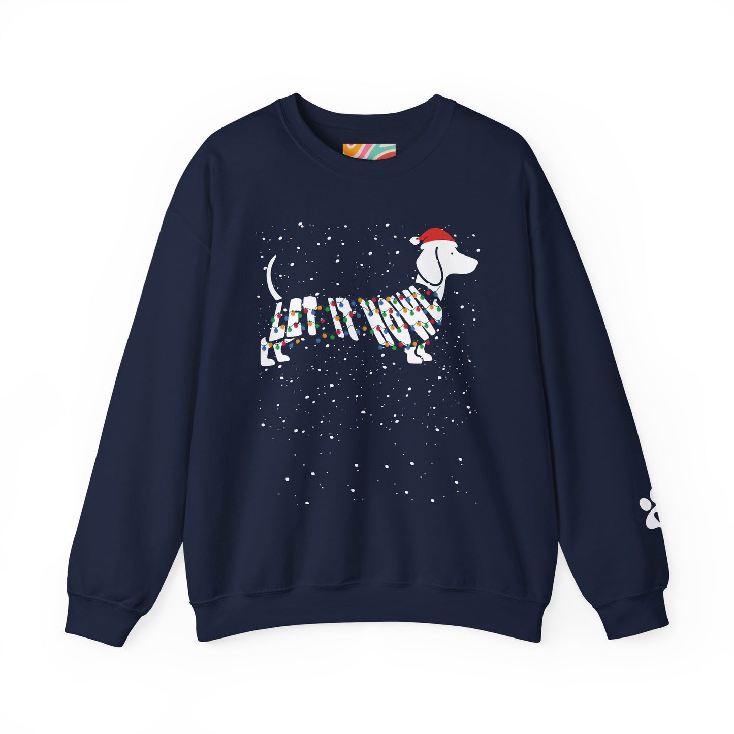 Let It Howl Christmas Dog Sweatshirt – [Dachshund]