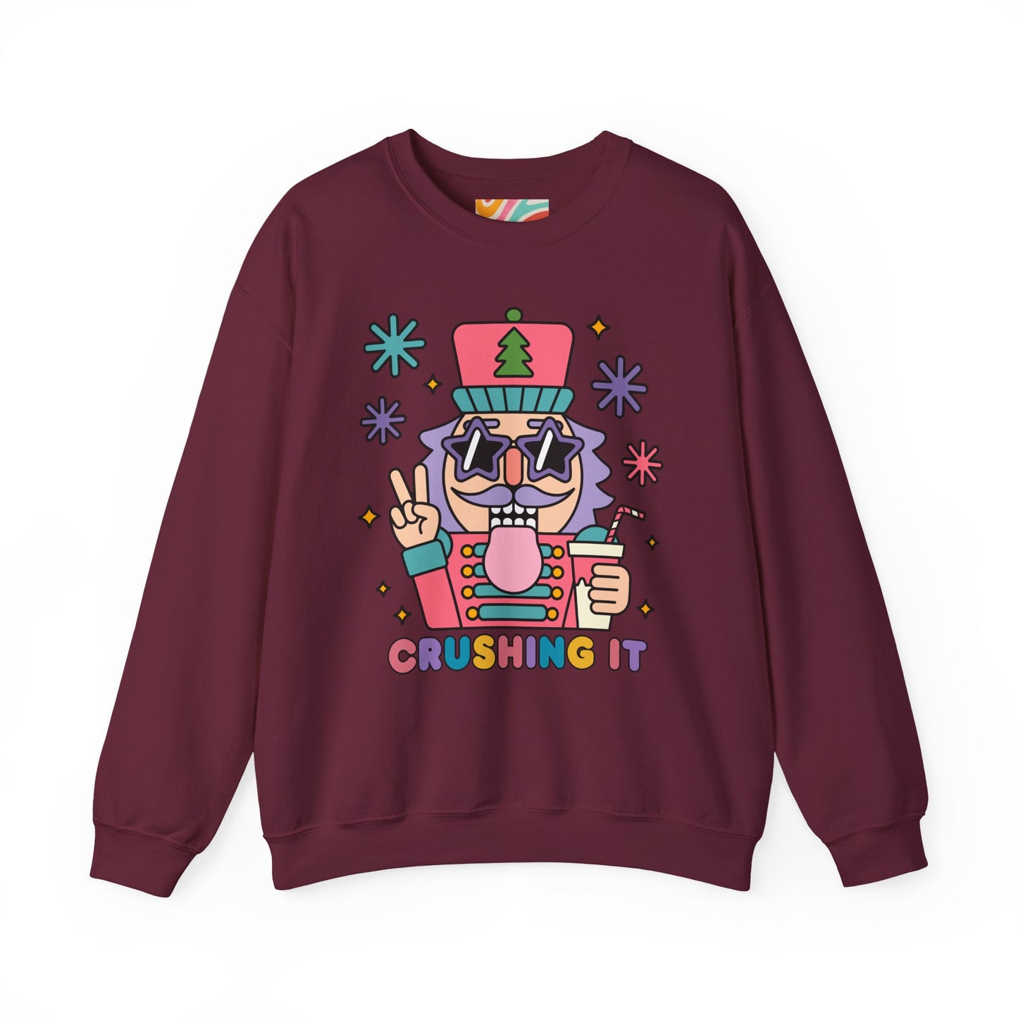 Crushing It Retro Nutcracker Sweatshirt