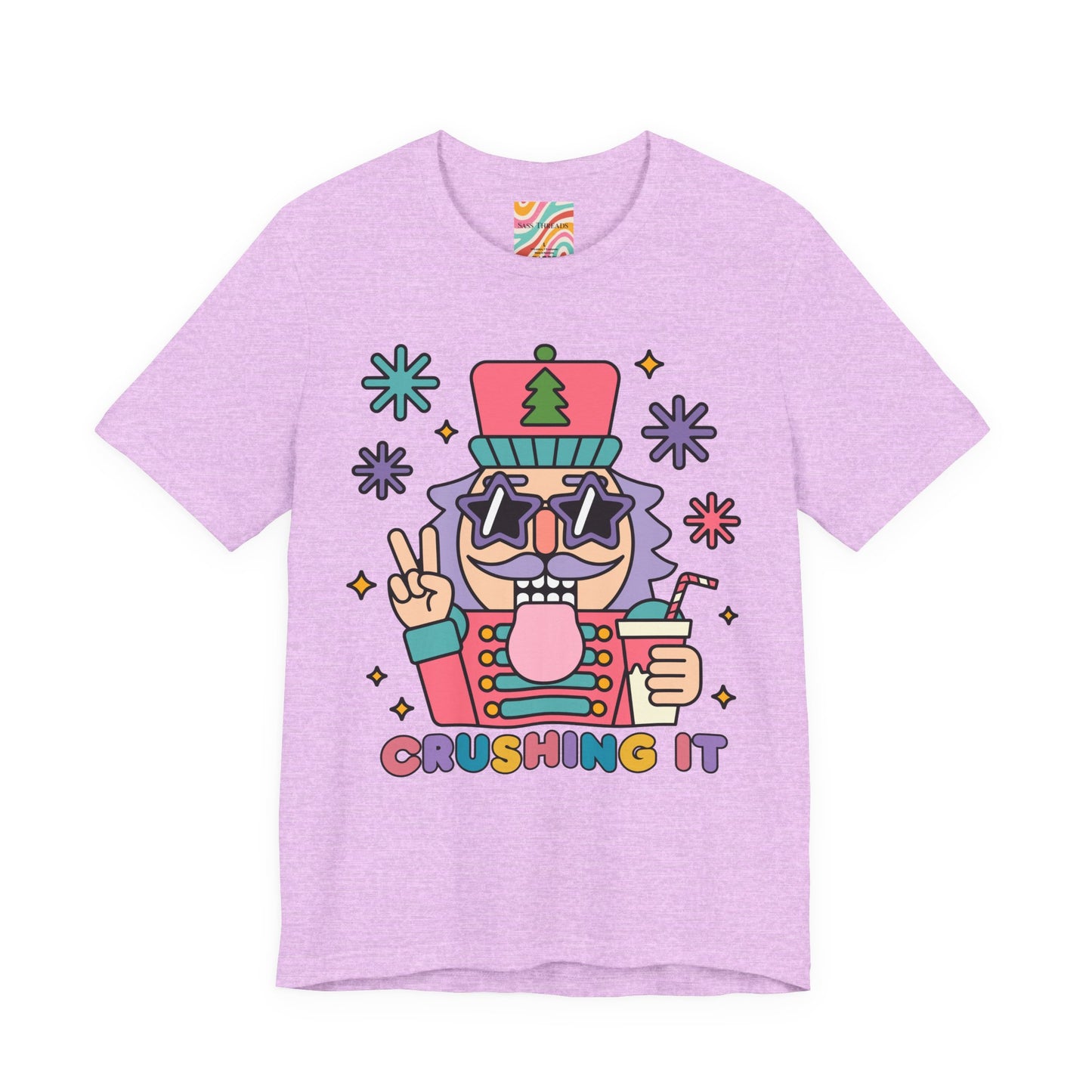 Crushing It Retro Nutcracker Tee