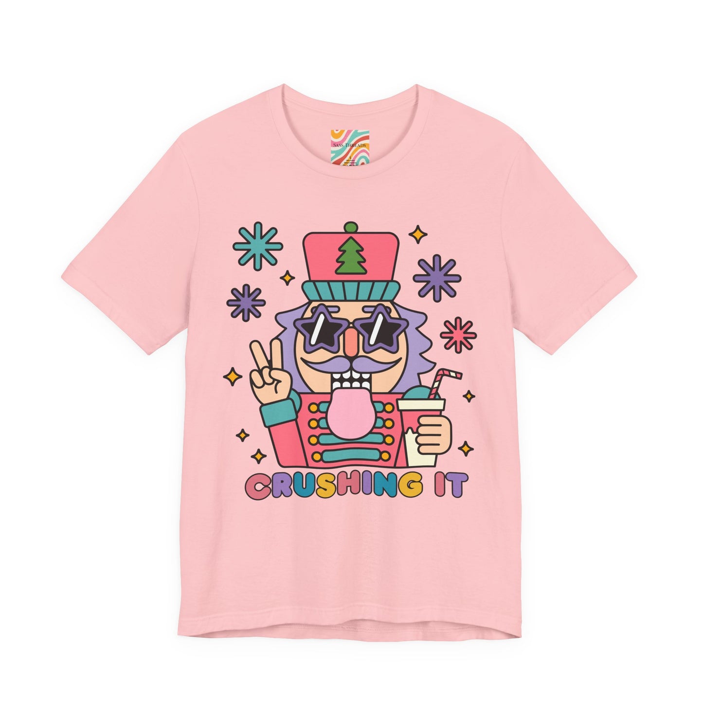 Crushing It Retro Nutcracker Tee
