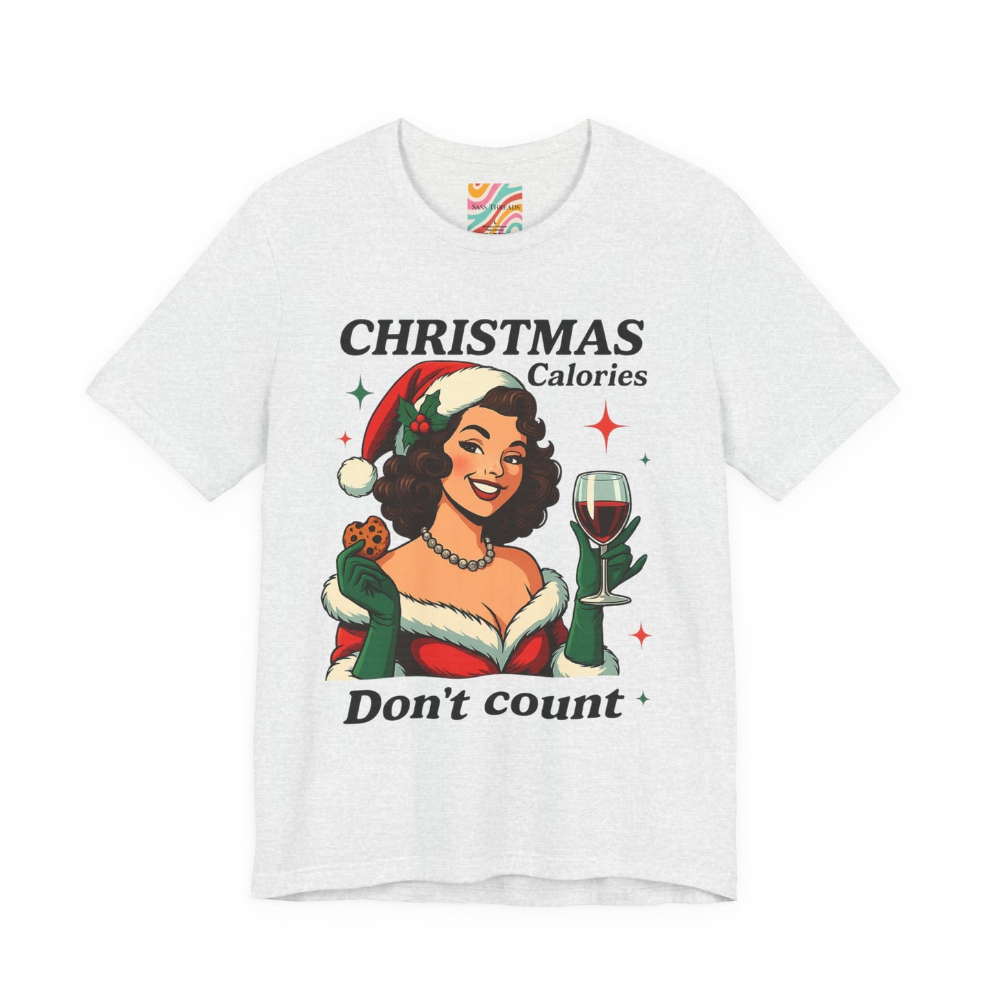Christmas Calories Don’t Count T-Shirt — Retro Holiday Tee