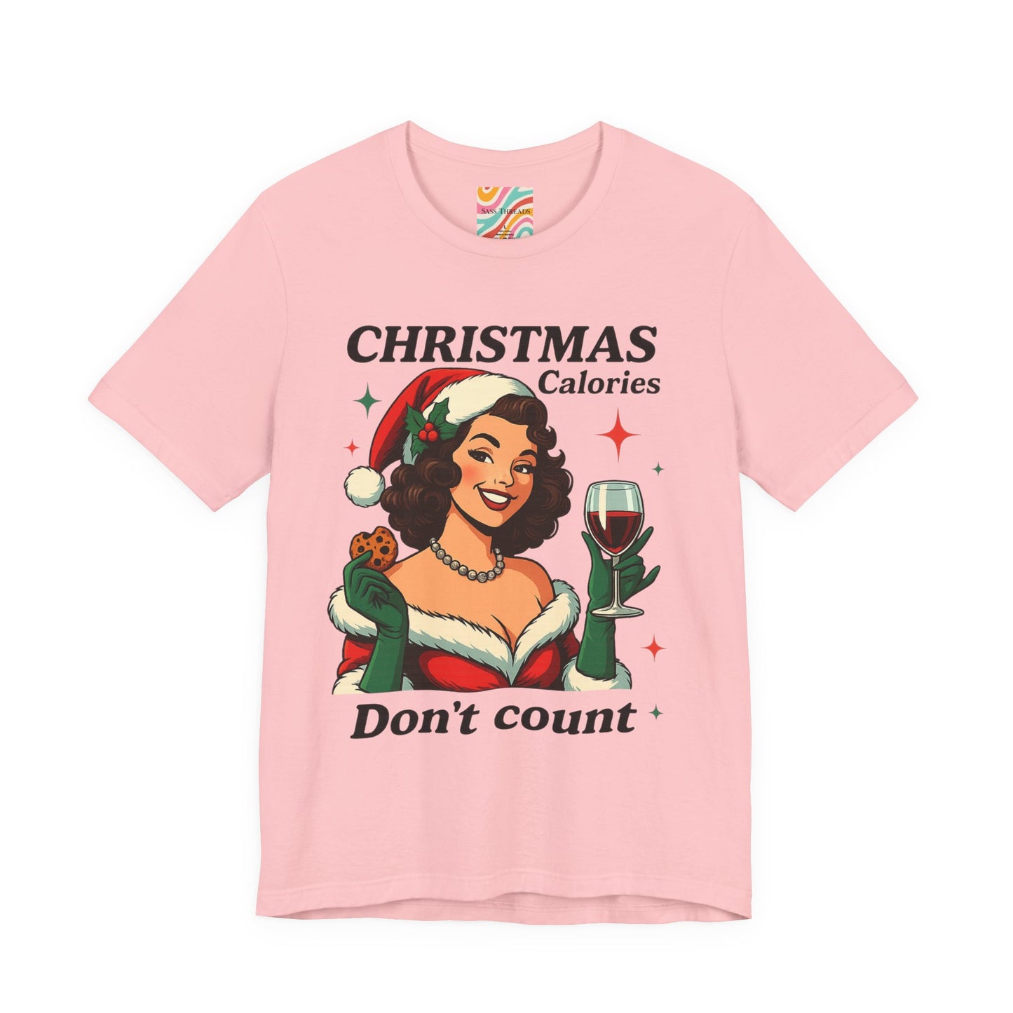 Christmas Calories Don’t Count T-Shirt — Retro Holiday Tee